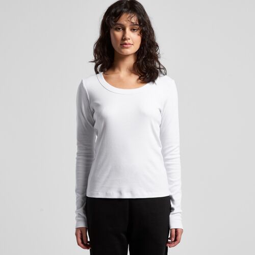 Womens Organic Rib Long Sleeve  Thumbnail