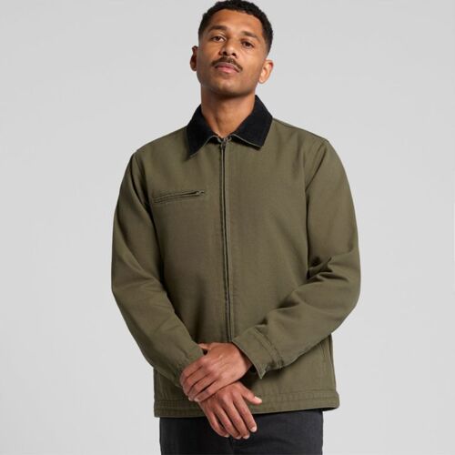 Mens Canvas Cord Collar Jacket Thumbnail