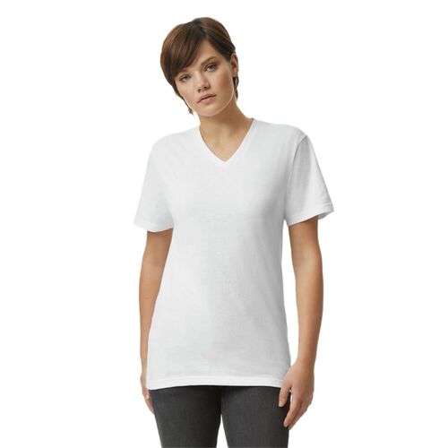 Unisex CVC V-Neck Tee Shirt Thumbnail