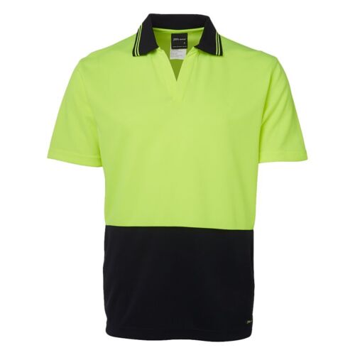Mens HV Short Sleeve Non Button Polo Thumbnail