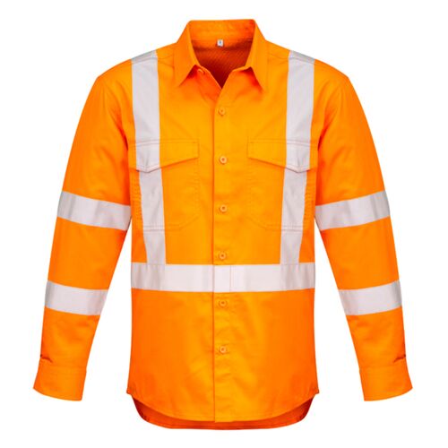 Mens Hi Vis X Back Taped Shirt Thumbnail