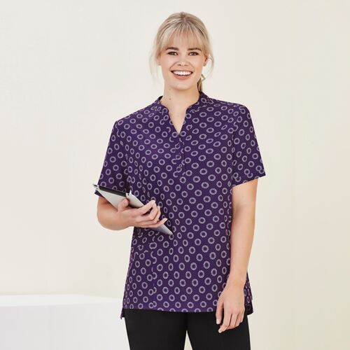 Womens Easy Stretch Daisy Print Tunic Thumbnail