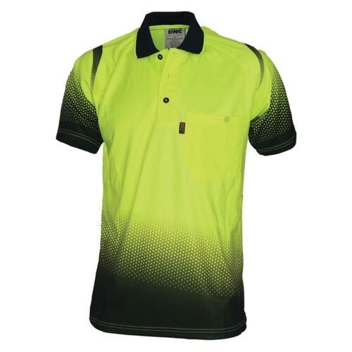 Ocean Hi Vis Sublimated Polo Thumbnail