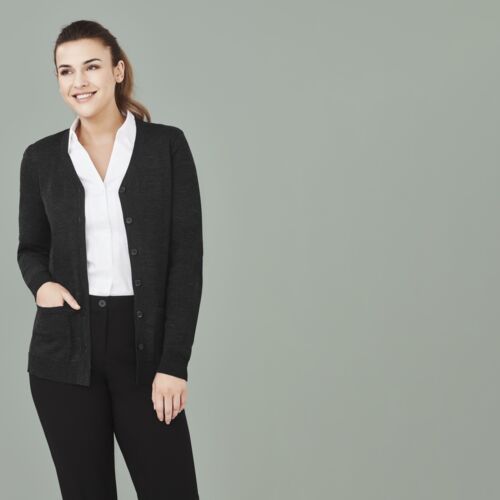 Womens Button Front Cardign Thumbnail